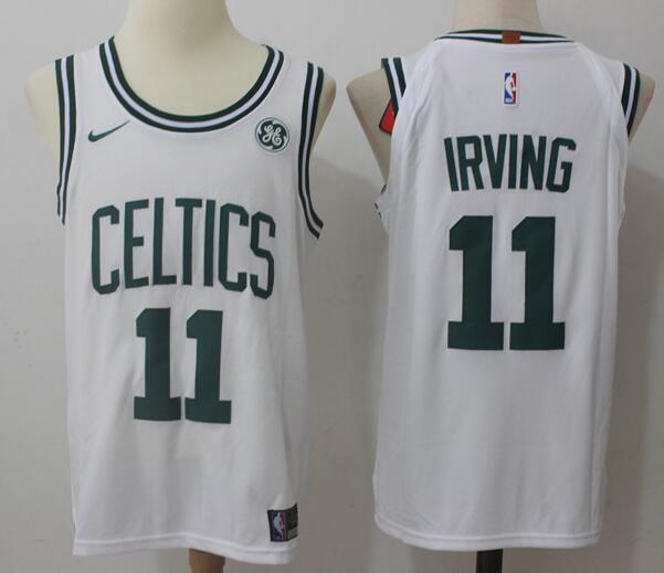 Nike Men's Boston Celtics #11 Kyrie Irving Stitched Swingman New  Jersey S--2XL