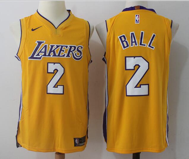 Nike New 2 Lonzo Ball Basketball Jersey-002