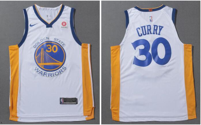 2017-2018 Season New Nike Nike Mens 30# Stephen Curry Basketball Jersey-004