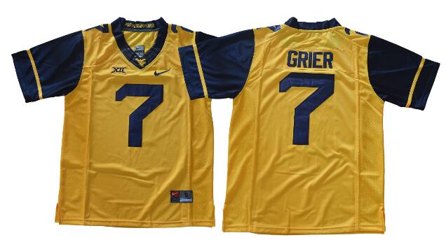2017 West Virginia Mountaineers Will Grier 7 College Football Jersey