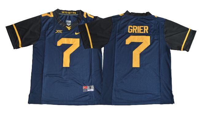 2017 West Virginia Mountaineers Will Grier 7 College Football Jersey