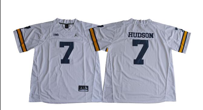 2017 Michigan Wolverines Khaleke Hudson 7 College Football Jersey-001