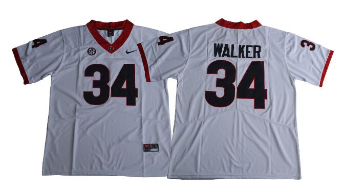 34 herschel walker College Georgia Bulldogs Football Jerseys-002