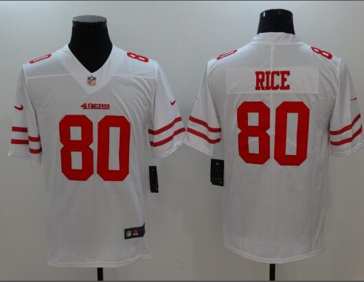 Nike San Francisco 49ers #80 Jerry Rice Alternate Men's Stitched NFL Vapor Untouchable Limited Jersey-001