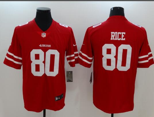 Nike San Francisco 49ers #80 Jerry Rice Alternate Men's Stitched NFL Vapor Untouchable Limited Jersey-002