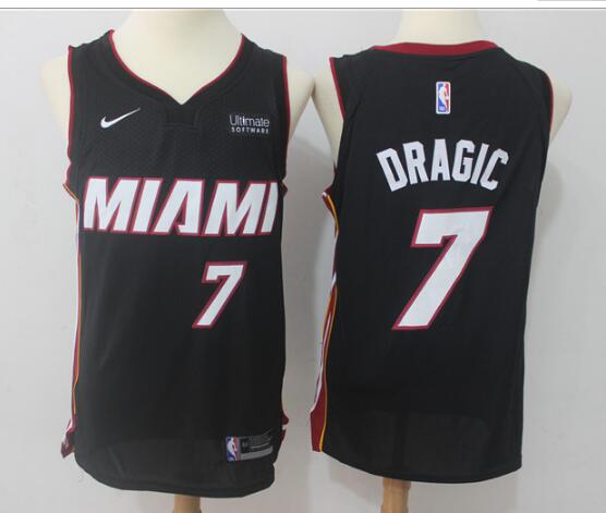 Nike New Miami Heat 7 Goran Dragic men nba basketball jersey