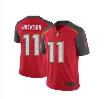 Men's Nike Buccaneers #11 DeSean Jackson Red Team Color Stitched NFL Vapor Untouchable Limited Jersey-003