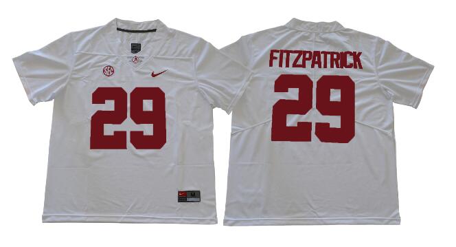Alabama Crimson Tide 29 Minkah Fitzpatrick collage football jersey-001