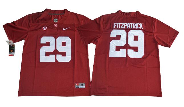 Alabama Crimson Tide 29 Minkah Fitzpatrick collage football jersey-002 Alabama Crimson Tide 29 Minkah Fitzpatrick collage football jersey-002