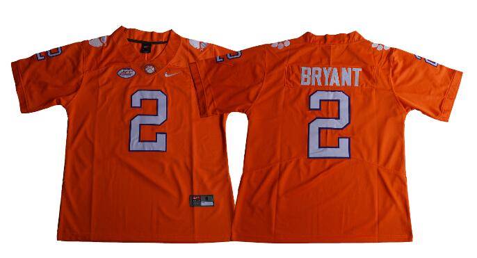 Men Clemson Tigers #2 Kelly Bryant  College Football jersey