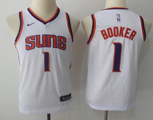 Youth Kids Phoenix Suns Booker New Nike Basketball Jersey