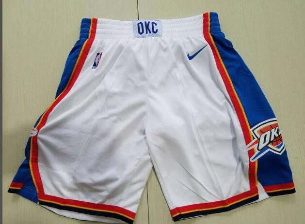 New Nike Oklahoma City Thunder Basketball Shorts-001