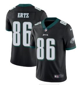 Nike Philadelphia Eagles #86 Zach Ertz Black Alternate Men's Stitched NFL Vapor Untouchable Limited Jersey