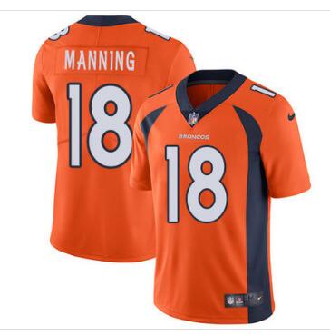 Nike Denver Broncos #18 Peyton Manning  Men's Stitched NFL  Jersey-001