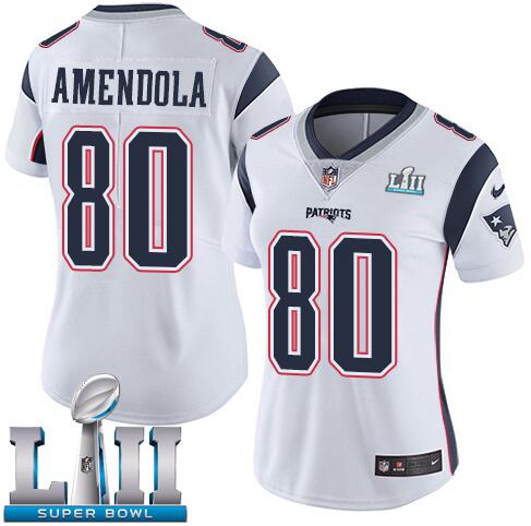 Women  Nike Patriots #80 Danny Amendola Football jersey