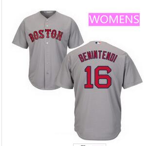 Women's Boston Red Sox #16 Andrew Benintendi Stitched MLB Jersey