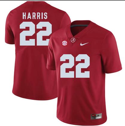 Custom Alabama 22 N.Harris  College Football Jerseys-001