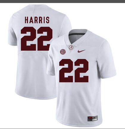 Custom Alabama 22 N.Harris  College Football Jerseys-002