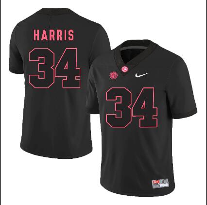 Custom Alabama  34 D.Harris Damien Harris College Football Jersey-003