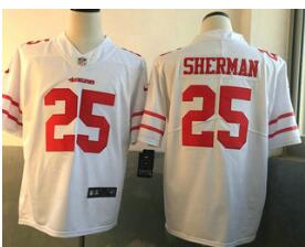 Men's San Francisco 49ers #25 Richard Sherman 2017 Vapor Untouchable Stitched NFL Nike Limited Jersey