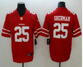 Men's San Francisco 49ers #25 Richard Sherman 2017 Vapor Untouchable Stitched NFL Nike Limited Jersey