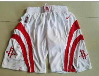 Houston Rockets White Nike NBA Shorts