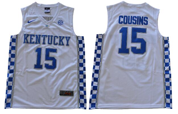 Kentucky 15 Cousins Men Basketball Jersey