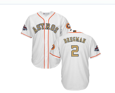 Men's Houston Astros #2 Alex Bregman 2018 Baseball Jerseys-001