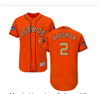 Men's Houston Astros #2 Alex Bregman 2018 Baseball Jerseys-002