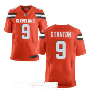 Men's Cleveland Browns #9 Drew Stanton Football Jersey