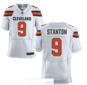 Men's Cleveland Browns #9 Drew Stanton Football Jersey