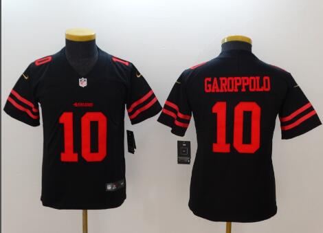 Youth #10 Jimmy Garoppolo Football Jersey-002