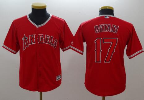 LA Angels of Anaheim #17 Shohei Ohtani Stitched Baseball Jersey-002