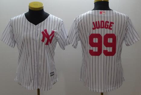 Women's New York Yankees #99 Aaron Judge Baseball Jersey