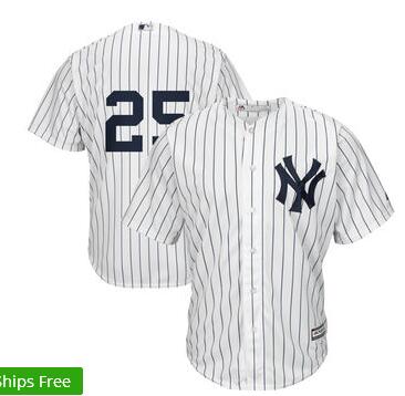 Men's New York Yankees Gleyber Torres Majestic Cool Base Jersey-001