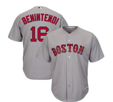 Men's Boston Red Sox Andrew Benintendi Majestic  Baseball Jersey-001