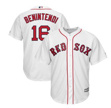 Men's Boston Red Sox Andrew Benintendi Majestic  Baseball Jersey-003