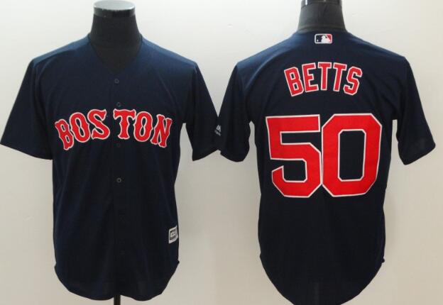 Men's Boston Red Sox Mookie Betts Majestic Stitched Baseball Jersey-001