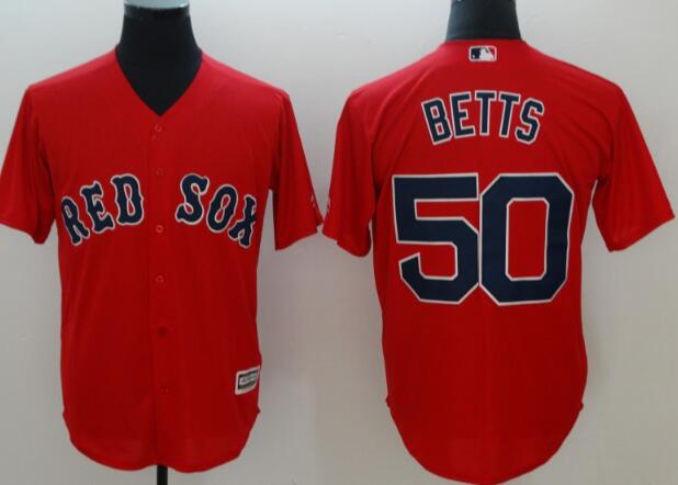 Men's Boston Red Sox Mookie Betts Majestic Stitched Baseball Jersey-002