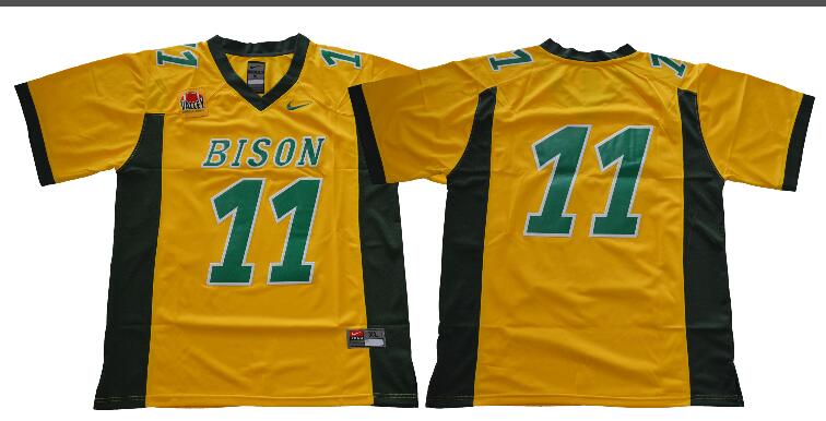 NCAA NDSU Bison #11 Carson Wentz Jersey-002