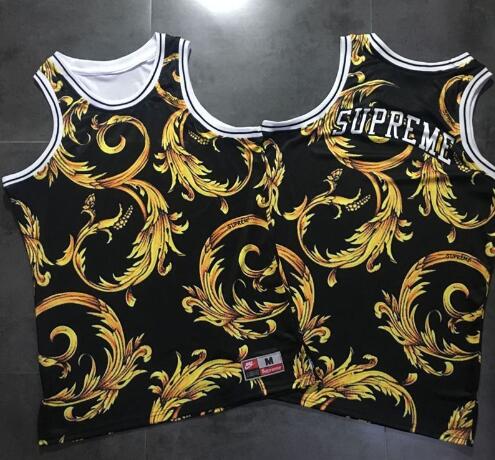 Men's Supreme x Nike Basketball Jersey-001