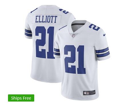 Men's Dallas Cowboys Ezekiel Elliott Nike  Vapor Untouchable Limited Player Jersey-001