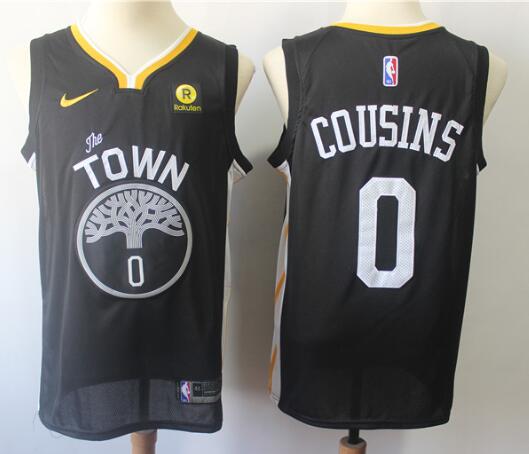 Men's Golden State Warriors DeMarcus Cousins 00# Basketball Jersey-002