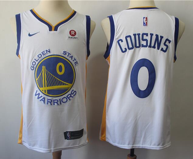 Men's Golden State Warriors DeMarcus Cousins 00# Basketball Jersey-003