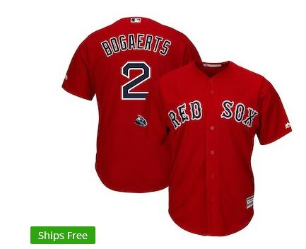 Men's Boston Red Sox Xander Bogaerts   Jersey-002