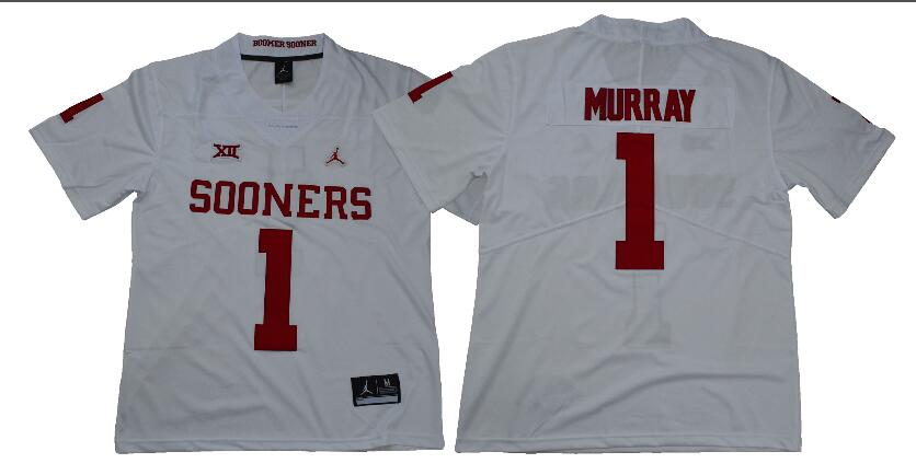 Oklahoma Sooners #1 Kyler Murray College Jersey-002