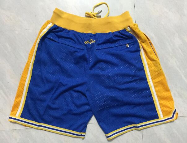 Men's Golden State Warriors Basketball Shorts with pockets-002