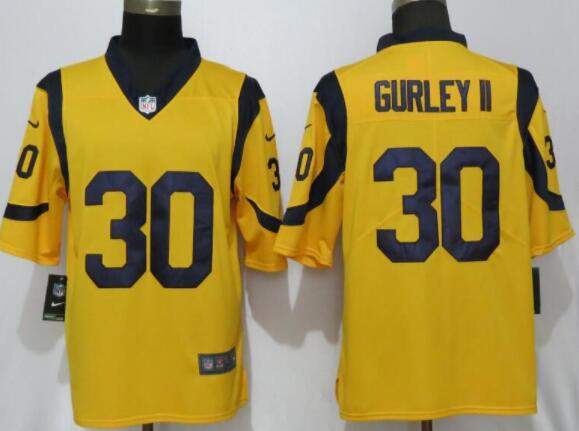 New Nike St.Louis Rams 30 Gurley ii Blue Nike NFL jersey-001