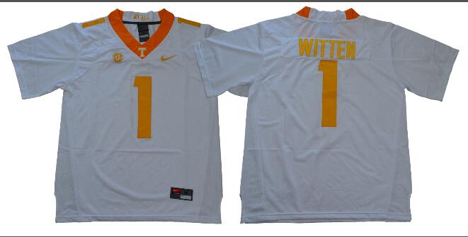 Custom NCAA Tennessee Volunteers College Football 1 Jason Witten Men Jersey-001