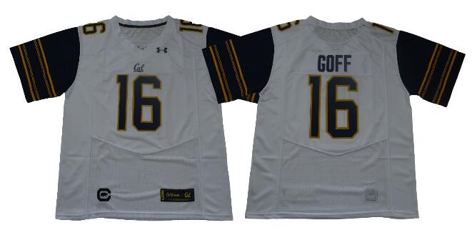 2018 New NCAA California Golden Bears #16 Jared Goff College Football Jersey Stiched-001